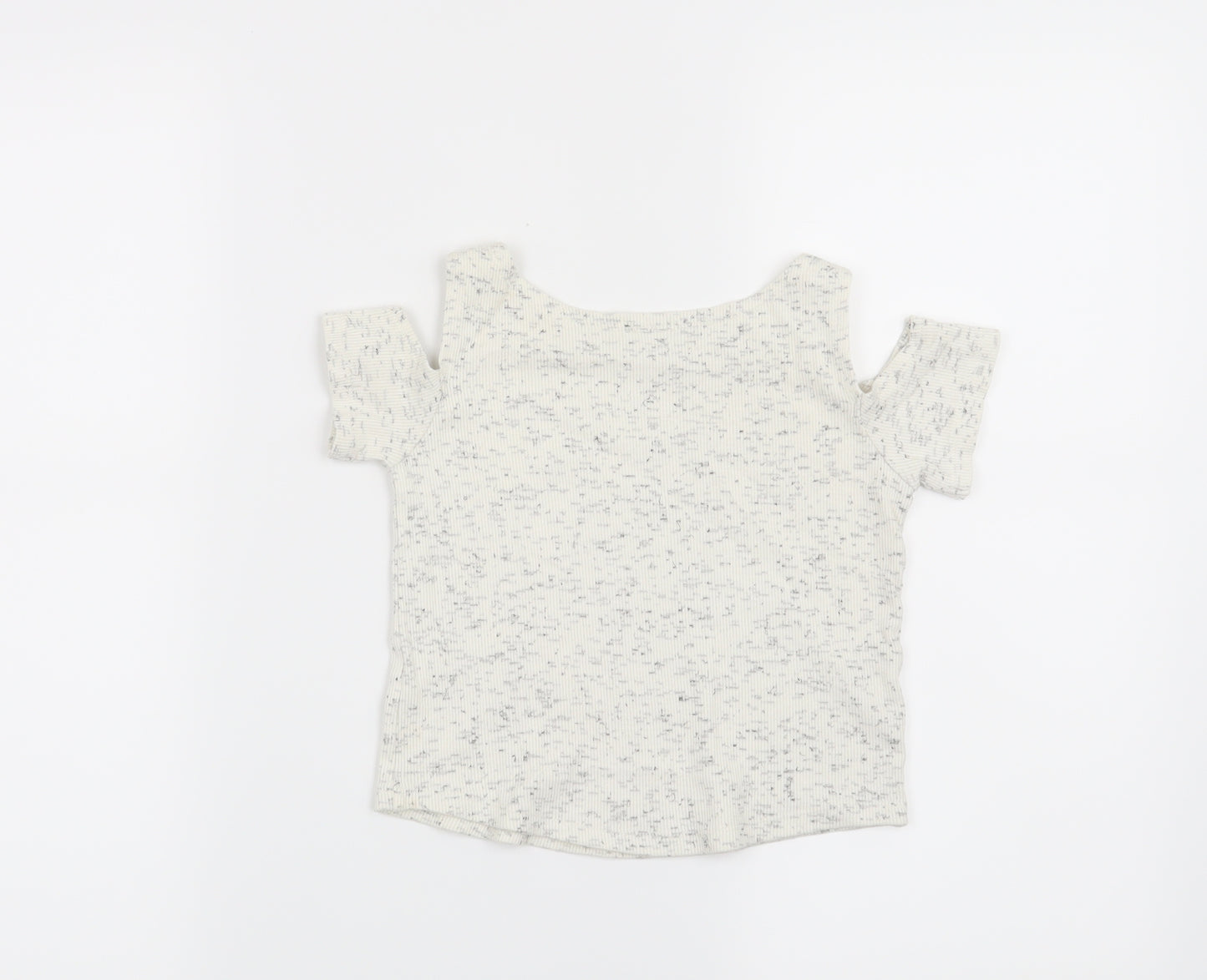 F&F Girls Grey   Basic T-Shirt Size 6-7 Years