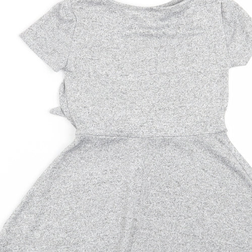 Matalan Girls Grey   Skater Dress