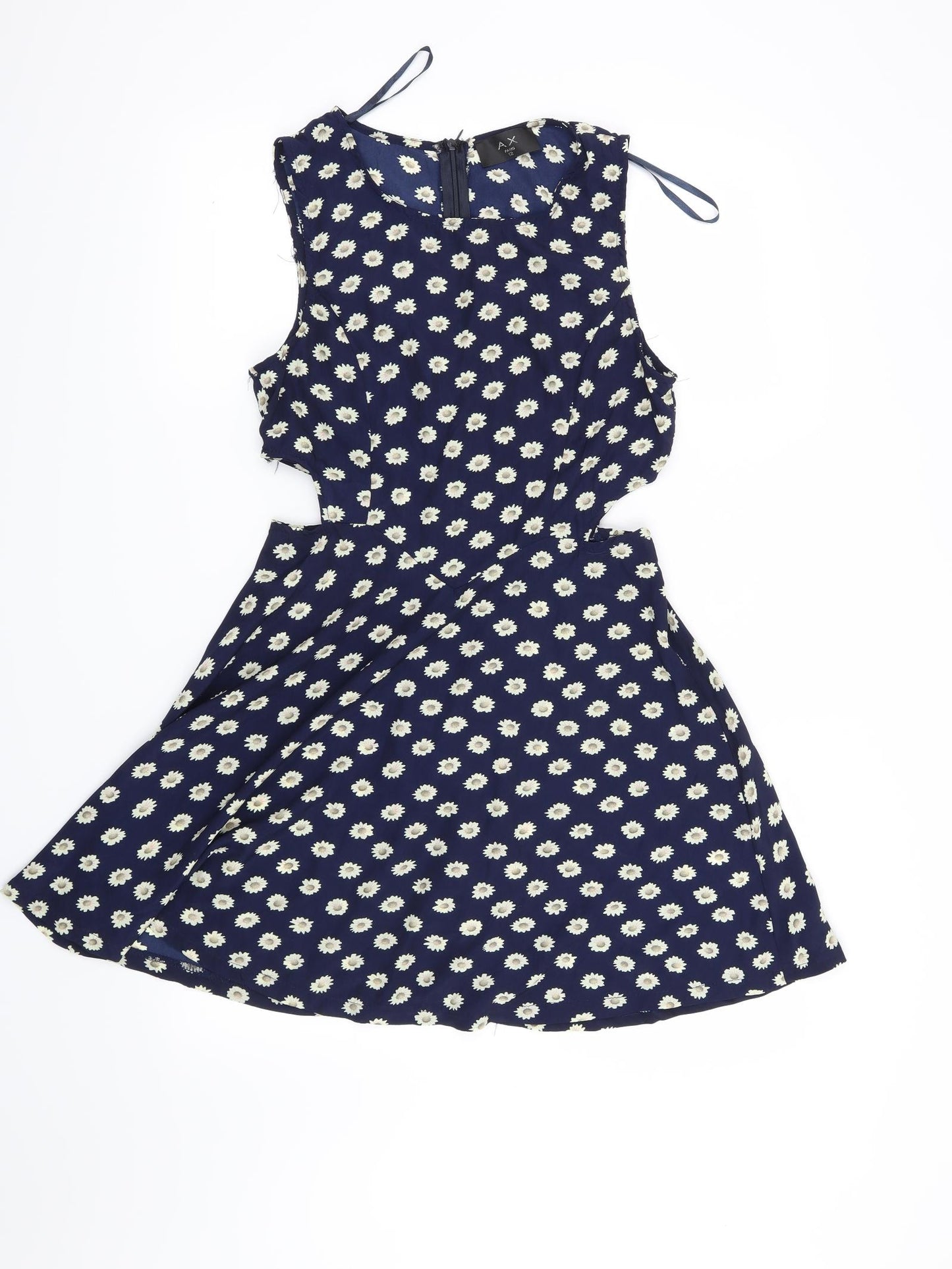 AX Paris Womens Blue Floral  Fit & Flare  Size 12
