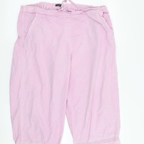 Bonmarché Womens Purple   Trousers  Size M L22 in