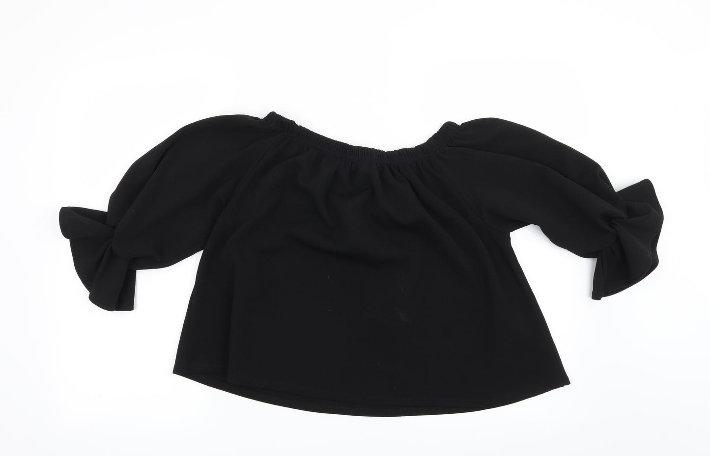 Preworn Womens Black   Basic Blouse Size S