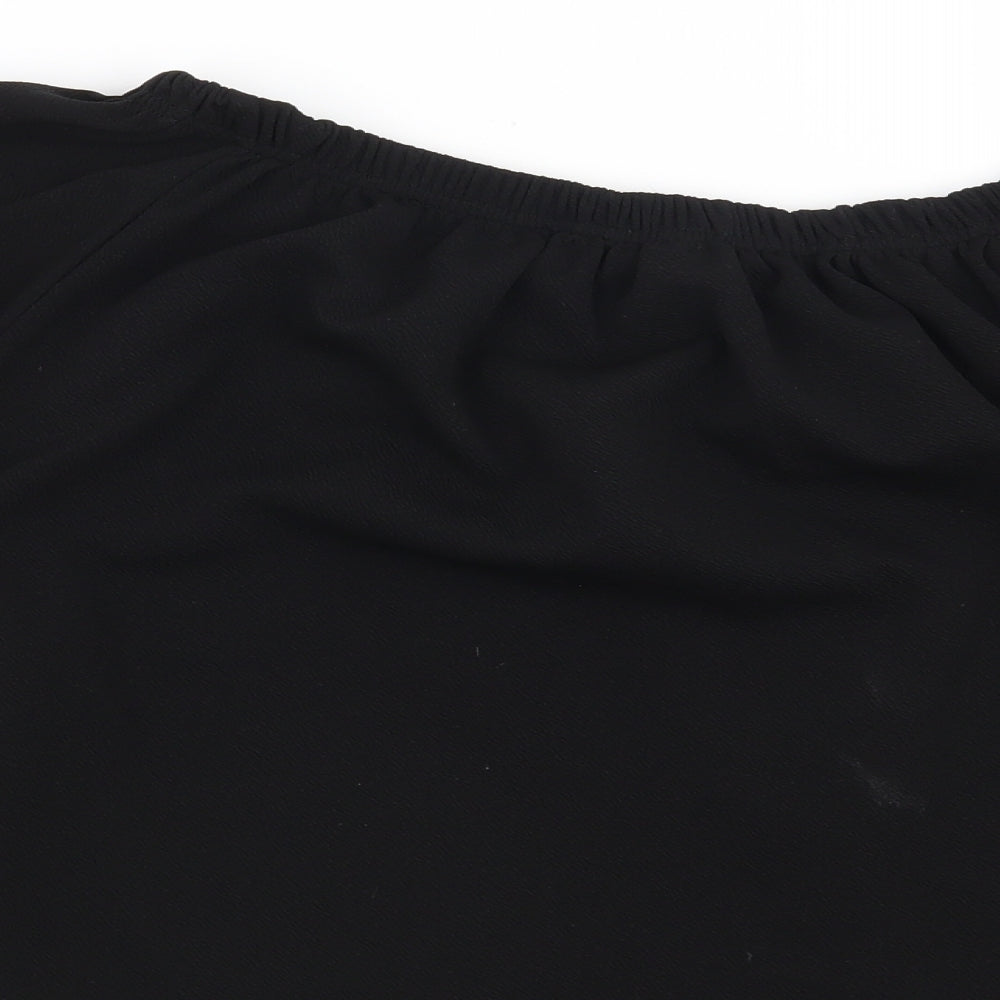 Preworn Womens Black   Basic Blouse Size S