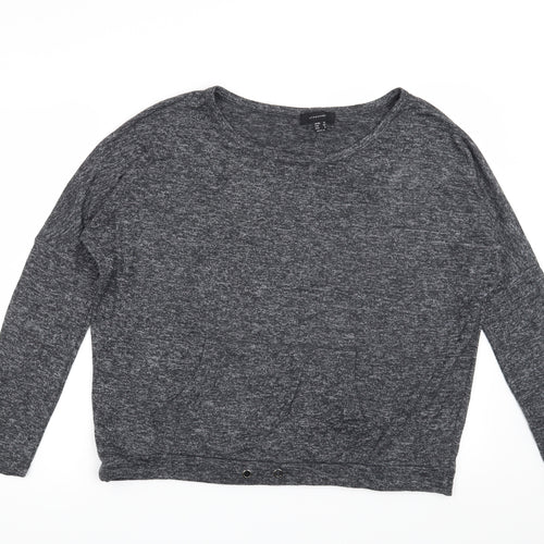 Atmosphere Womens Grey   Pullover Sweatshirt Size 12