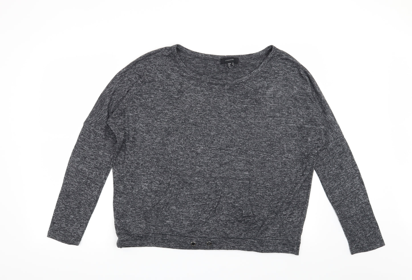 Atmosphere Womens Grey   Pullover Sweatshirt Size 12