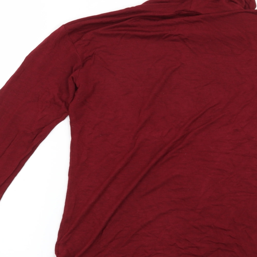 Oui Womens Red   Pullover Sweatshirt Size S