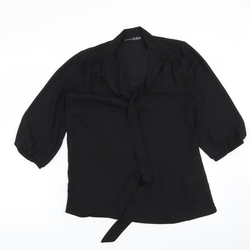 Atmosphere Womens Black   Basic Blouse Size 8