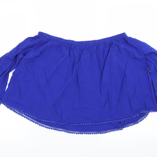 New Look Womens Blue   Basic Blouse Size 8