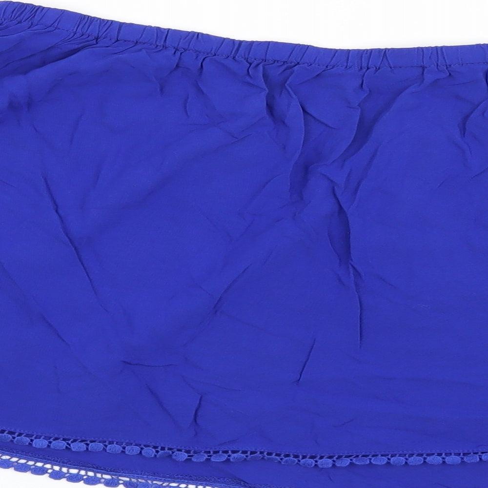 New Look Womens Blue   Basic Blouse Size 8