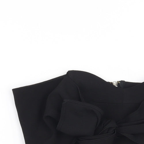 Preworn Womens Black   Basic Blouse Size 10