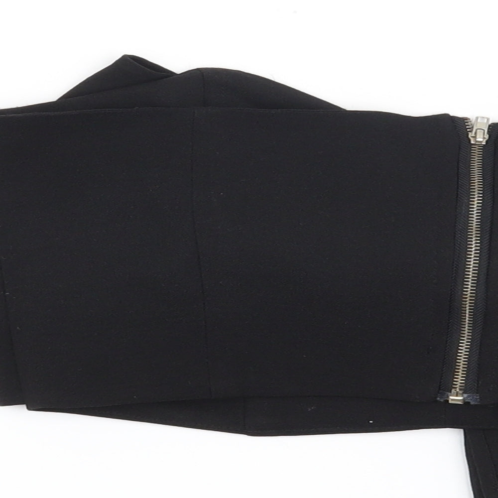 Preworn Womens Black   Basic Blouse Size 10
