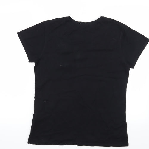 Zara Womens Black   Basic T-Shirt Size M  - Lobster