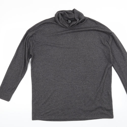 New Look Womens Grey   Pullover Sweatshirt Size 10