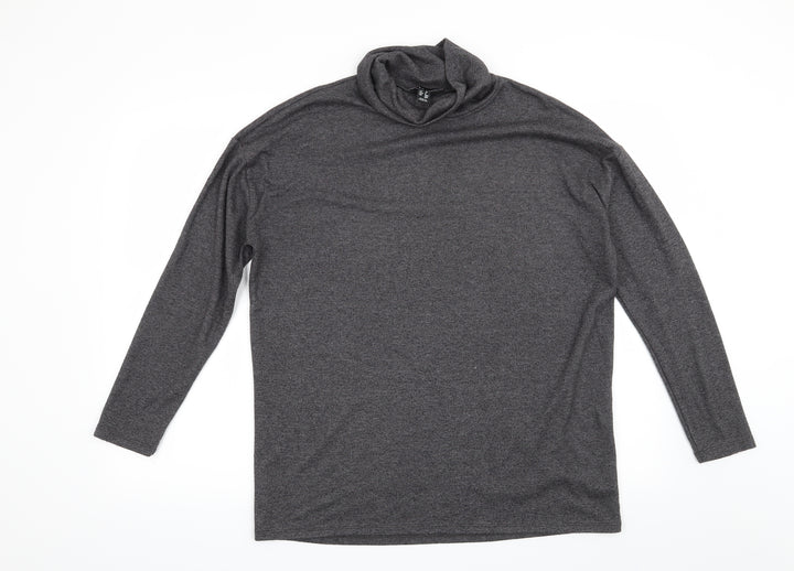 New Look Womens Grey   Pullover Sweatshirt Size 10