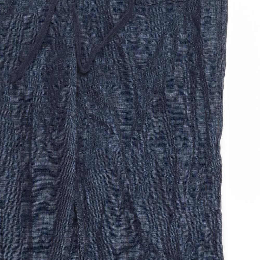 Monsoon Womens Blue   Trousers  Size 18 L31 in
