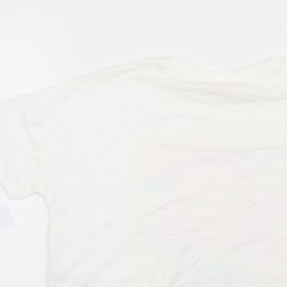 F&F Girls White   Basic T-Shirt Size 10-11 Years