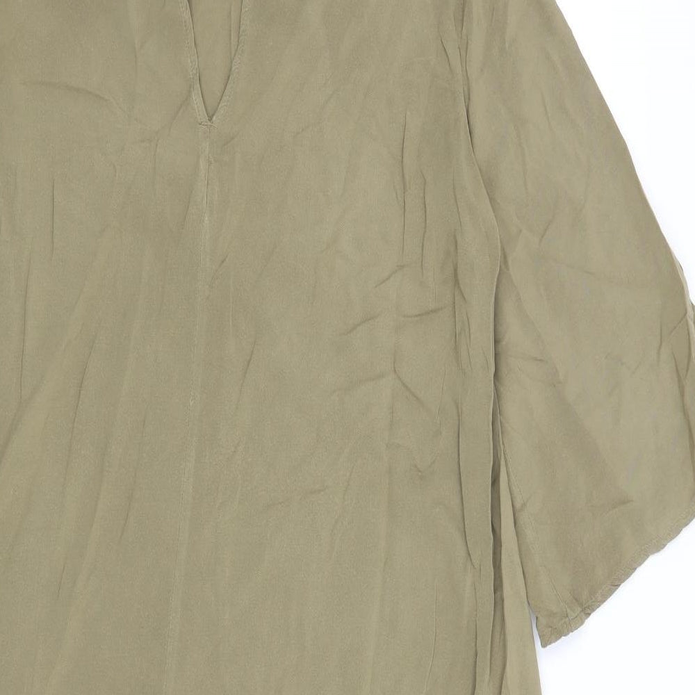 H&M Womens Green   Shift  Size 8