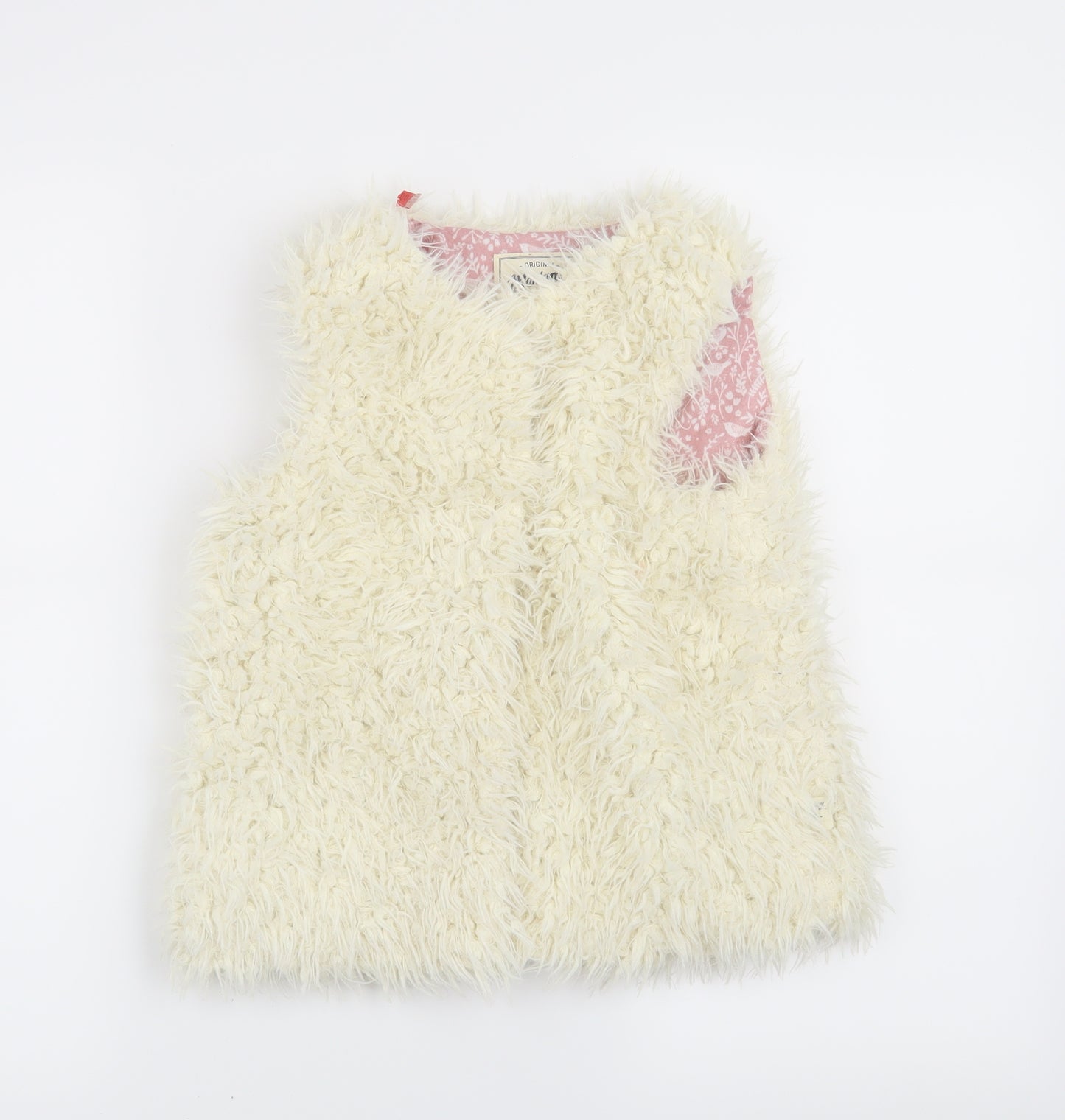 Mantaray Girls Beige   Gilet Jacket Size 8-9 Years