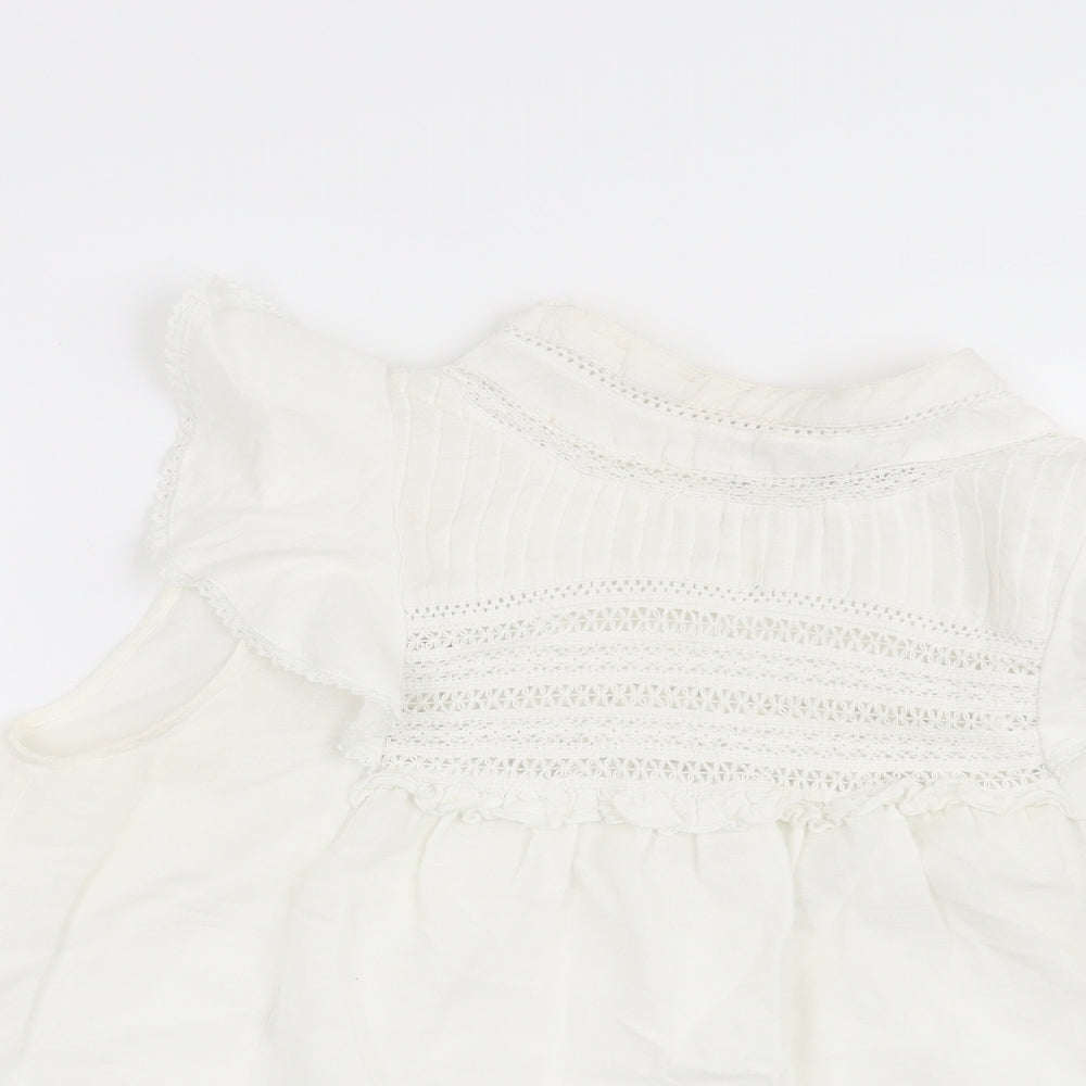 Zara Womens White   Basic Blouse Size XS