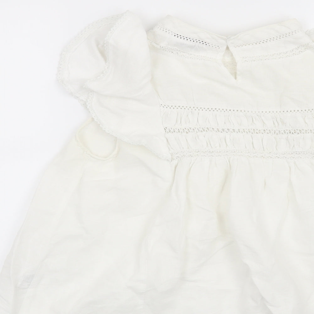 Zara Womens White   Basic Blouse Size XS