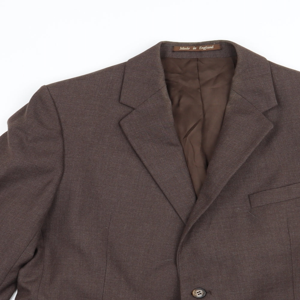 Burton Mens Brown   Jacket Blazer Size 40