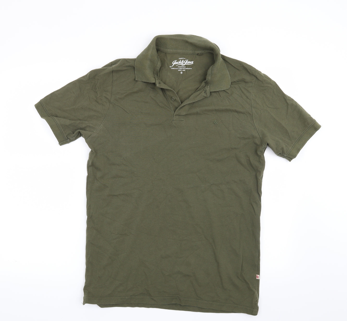 Jack Jones Mens Green    Polo Size M