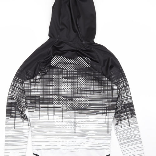 Physiq Mens Black Striped  Jacket  Size S