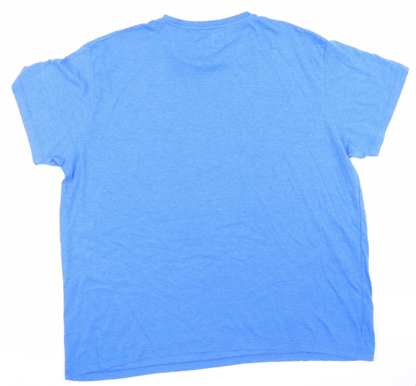 Cedar Wood State Mens Blue    T-Shirt Size Big 2X