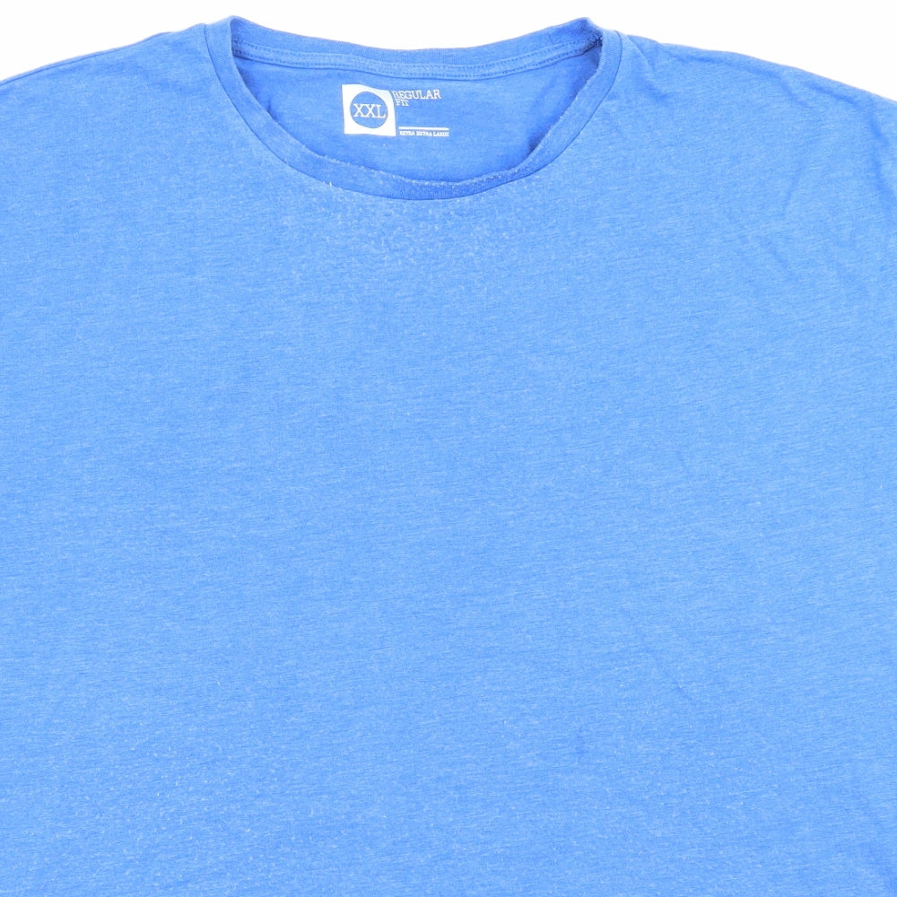 Cedar Wood State Mens Blue    T-Shirt Size Big 2X