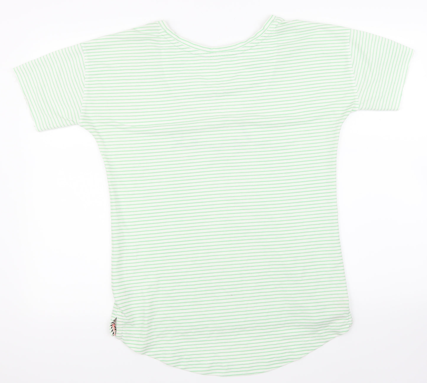 George  Womens Green Striped  Top Pyjama Top Size 12