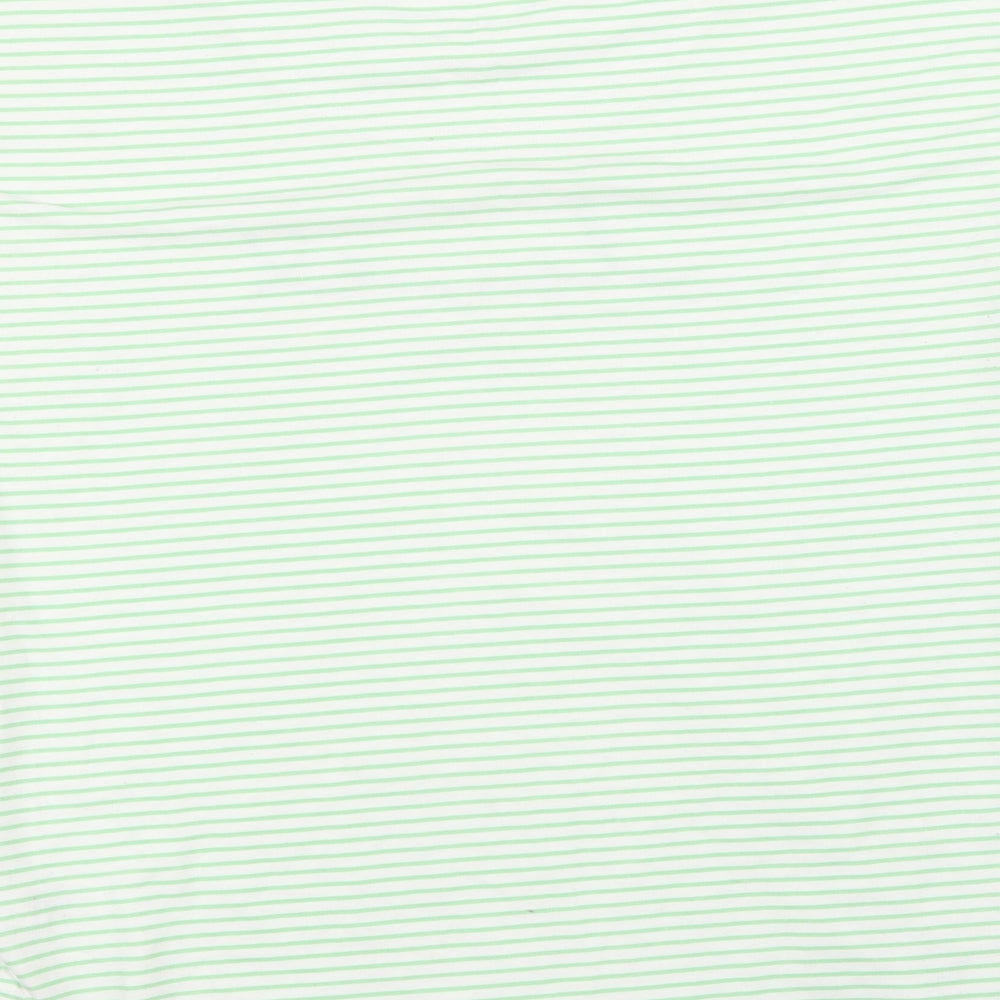 George  Womens Green Striped  Top Pyjama Top Size 12