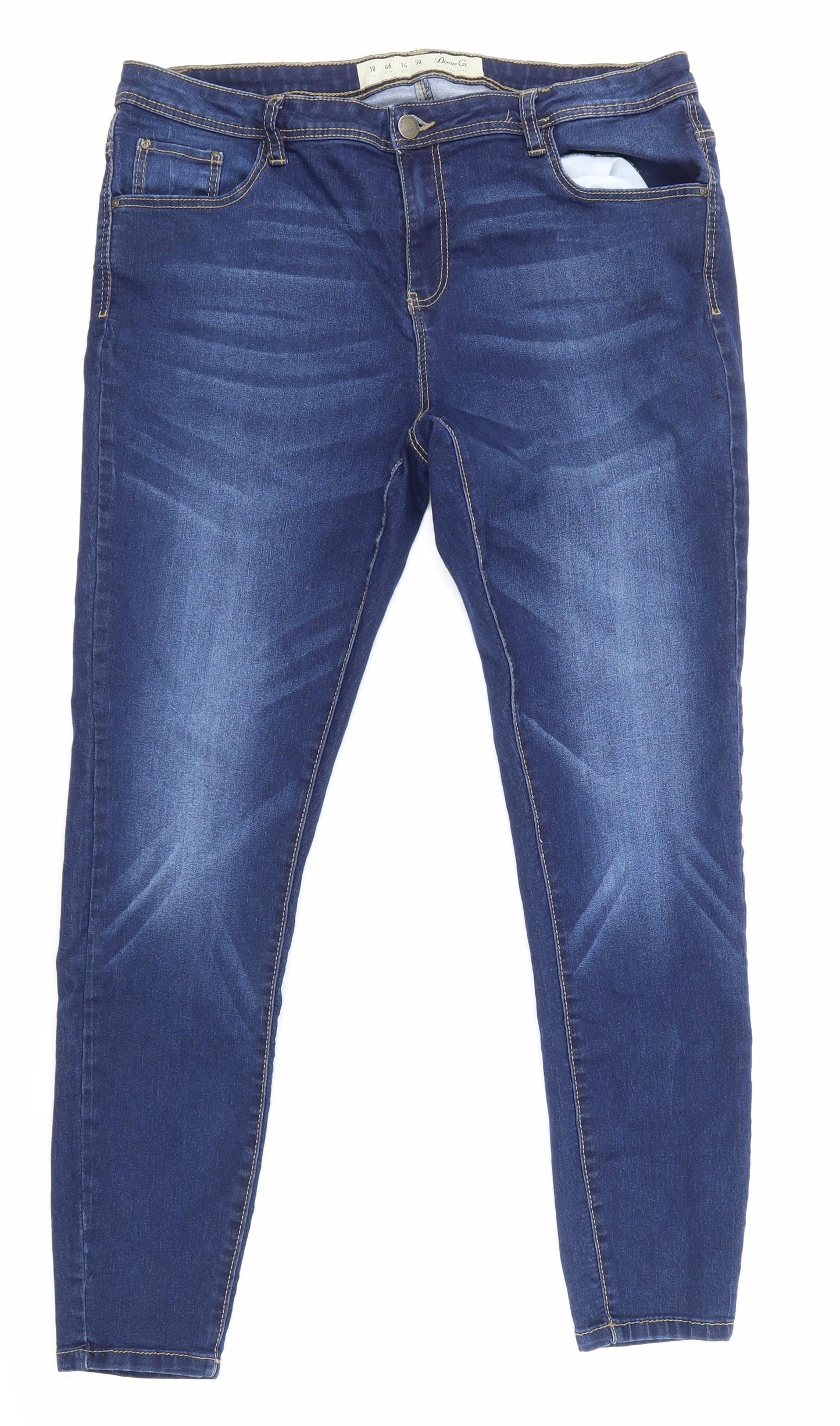 Primark Womens Blue   Skinny Jeans Size 18