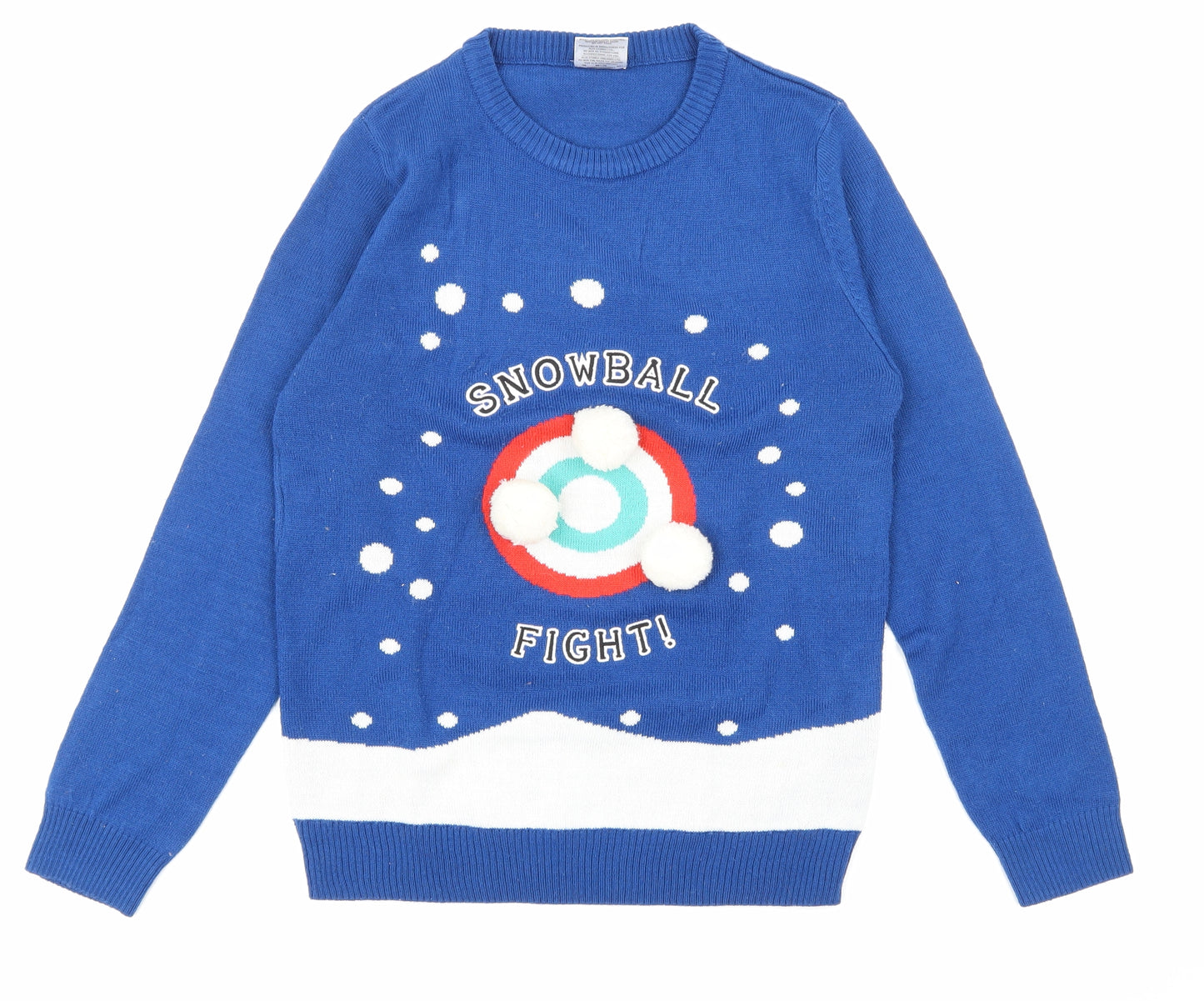 Lilly & Dan Boys Blue   Pullover Sweatshirt Size 11-12 Years