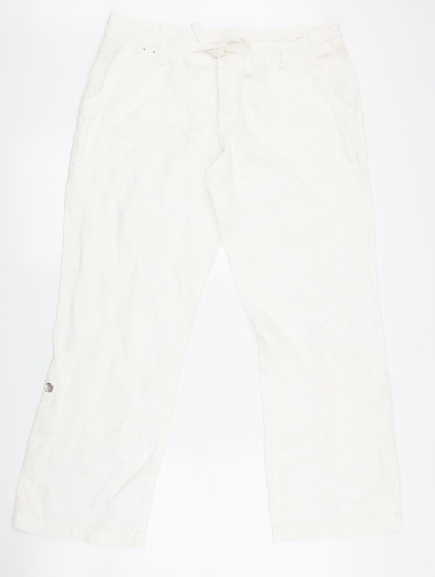 Primark Womens White   Trousers  Size 14
