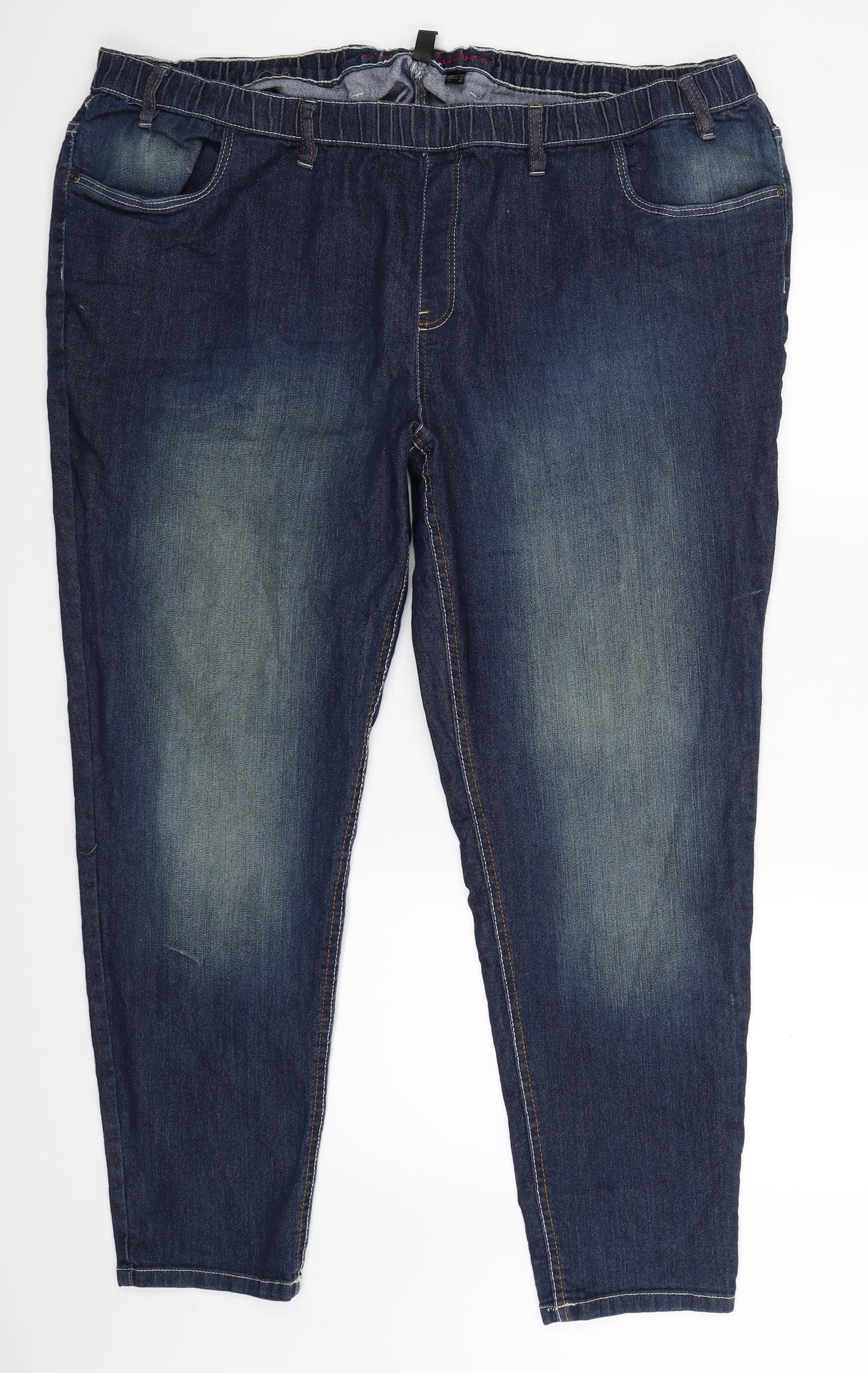 Rainbow Womens Blue  Denim Jegging Jeans Size 30 L30 in