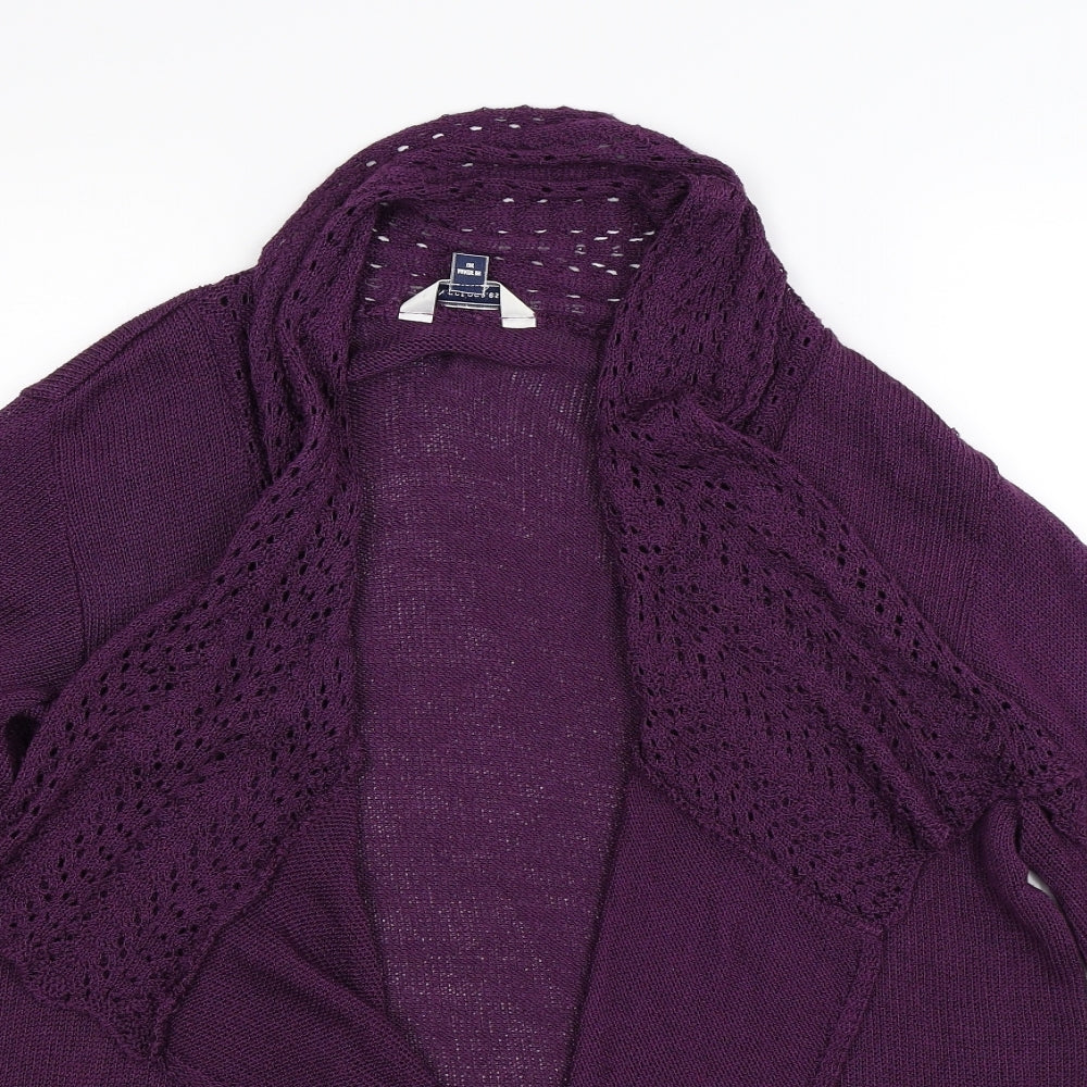 Nightingales Womens Purple  Knit Cardigan Jumper Size 22