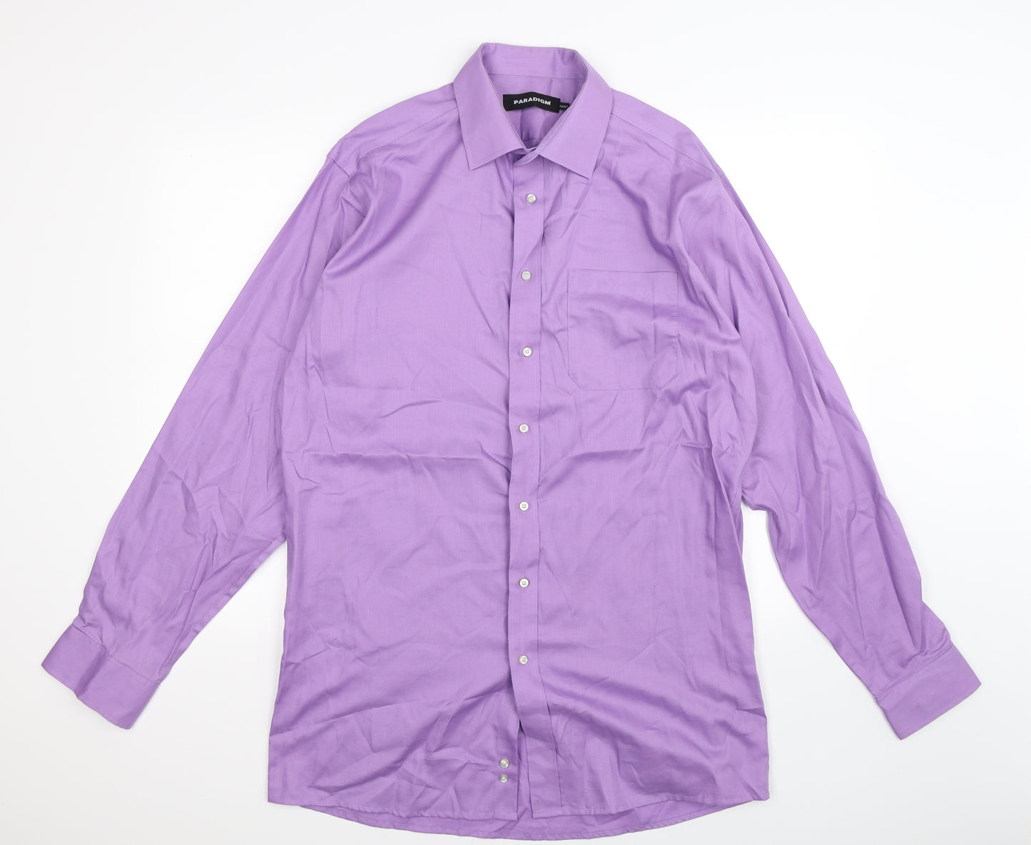 Paradigm Mens Purple    Dress Shirt Size 16.5