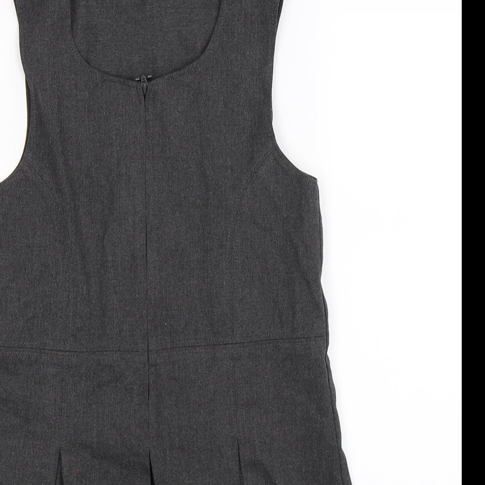 Marks and Spencer Girls Grey   Fit & Flare  Size 8-9 Years