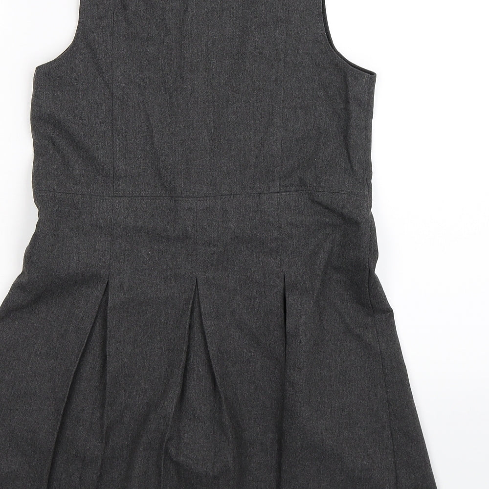 Marks and Spencer Girls Grey   Fit & Flare  Size 8-9 Years