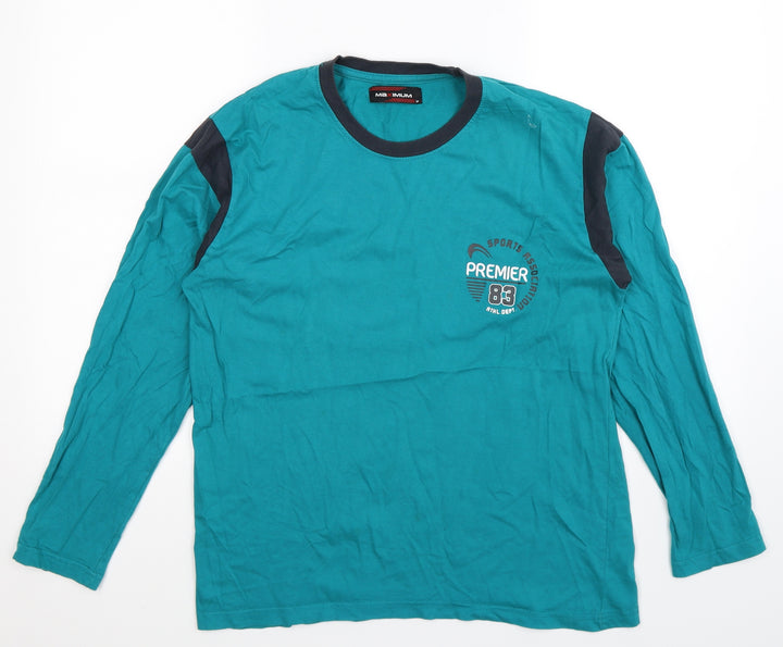 Maximum Mens Green T-Shirt Size M