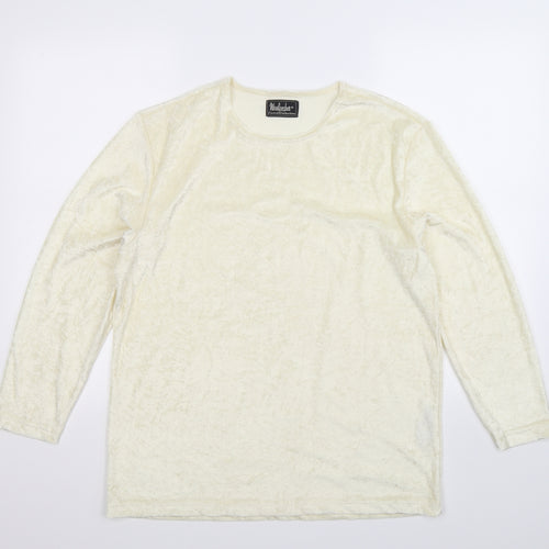 Woodpecker Womens White   Basic T-Shirt Size 12
