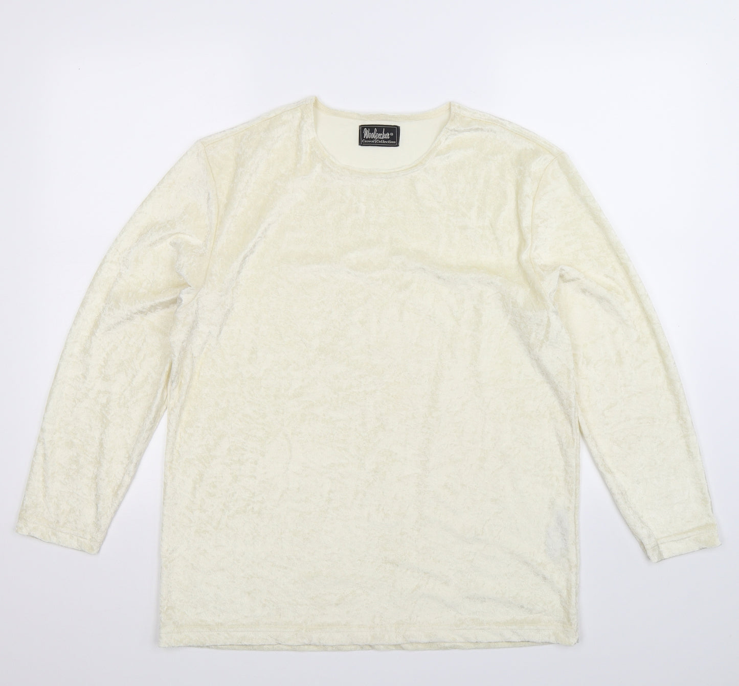Woodpecker Womens White   Basic T-Shirt Size 12