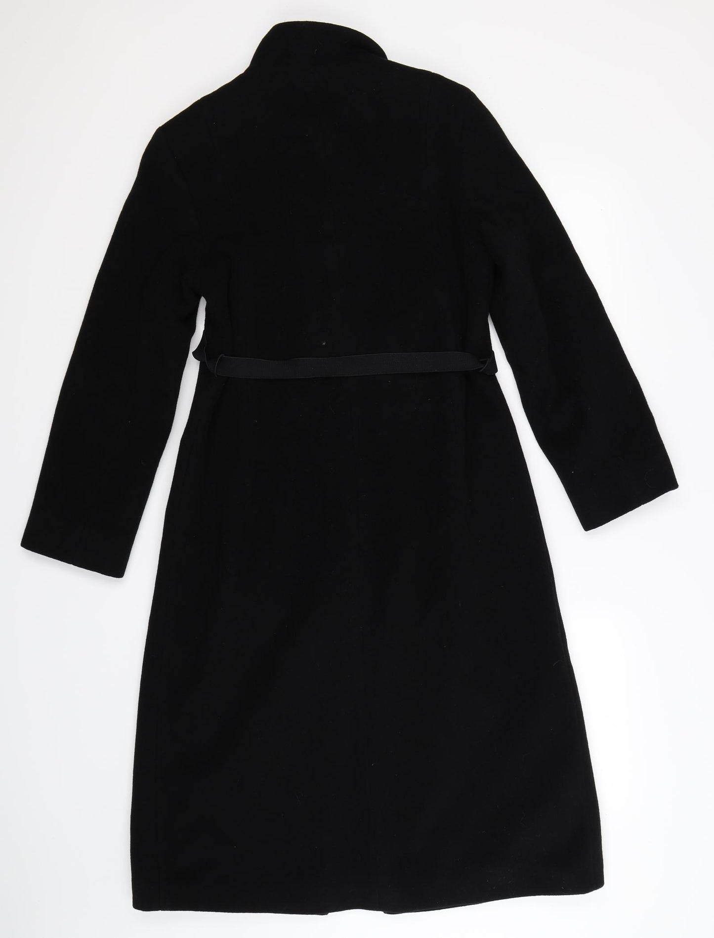Gianfranco Corneli Womens Black   Overcoat Coat Size 10