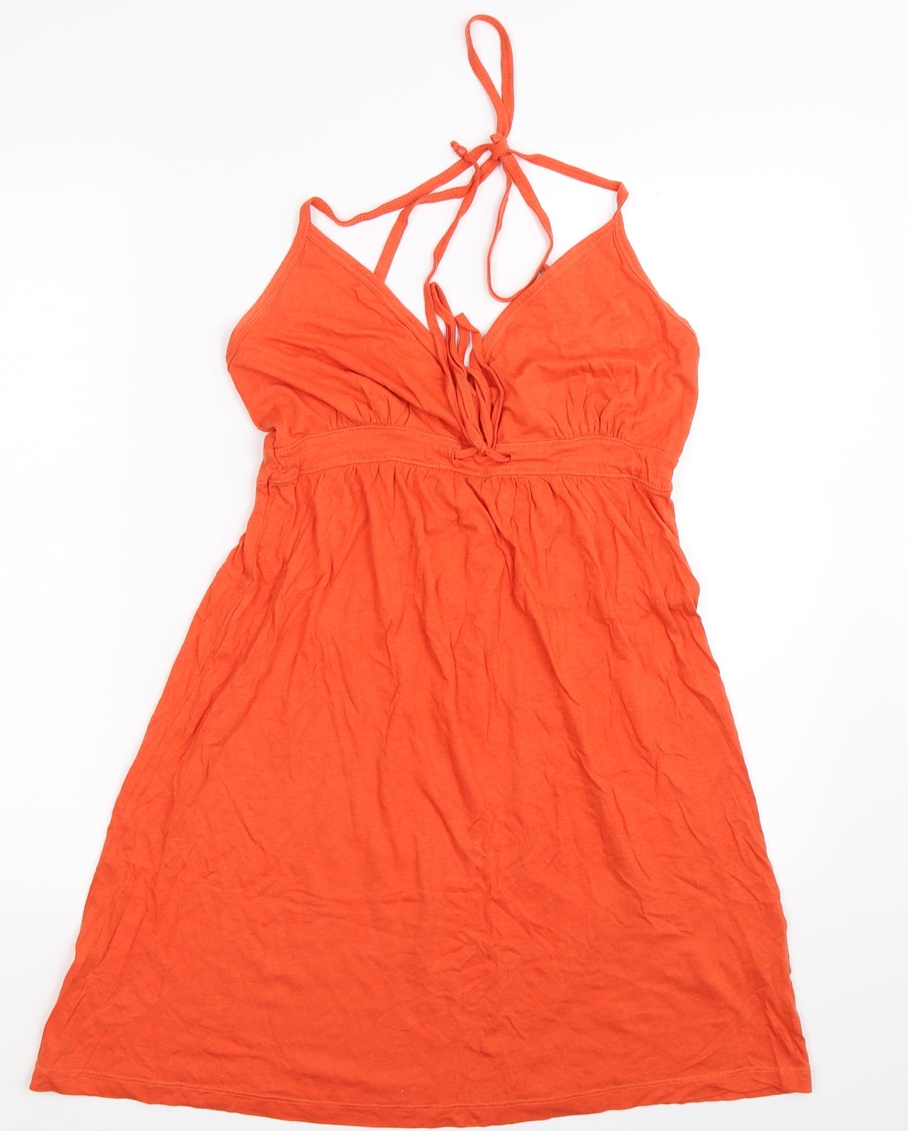 New Look Womens Orange   Fit & Flare  Size 14