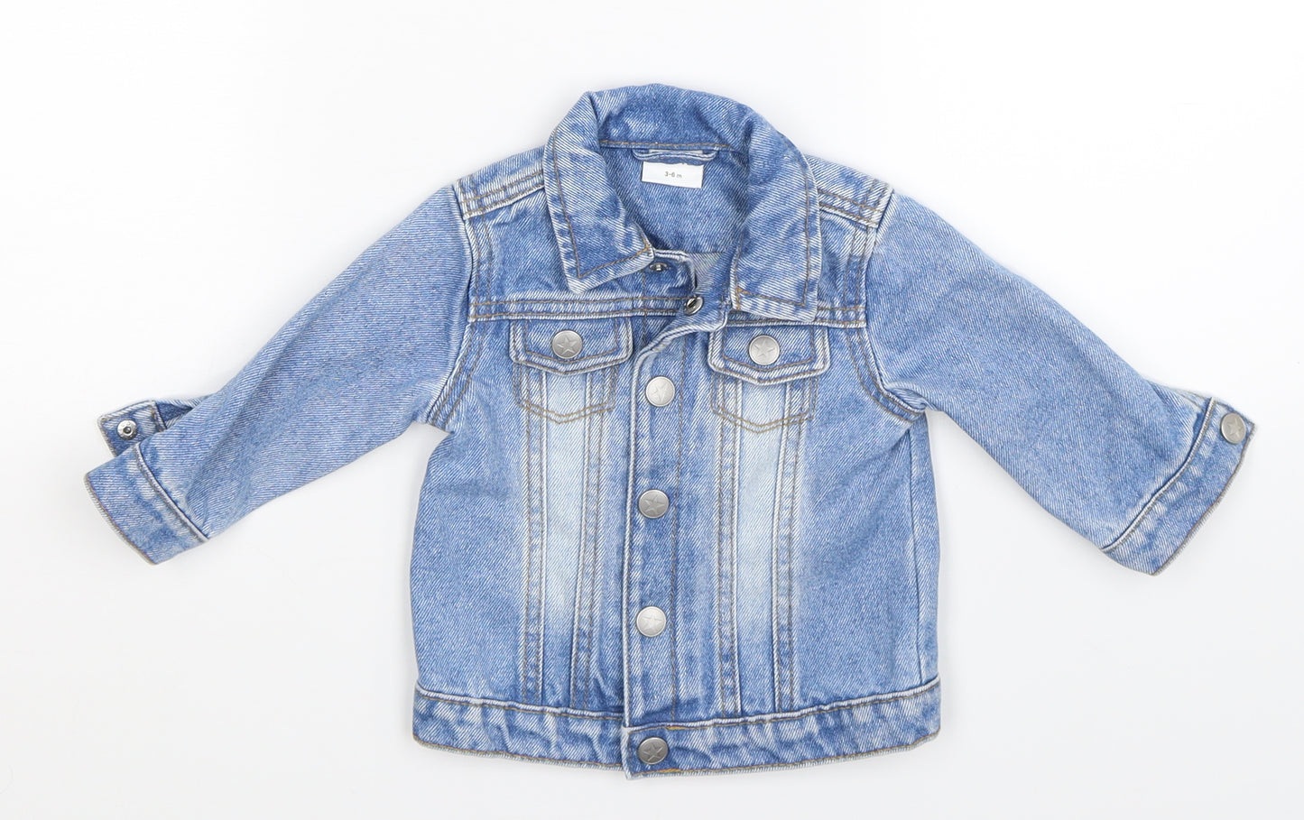 Fred & Flo Baby Blue  Denim Jacket  Size 3-6 Months