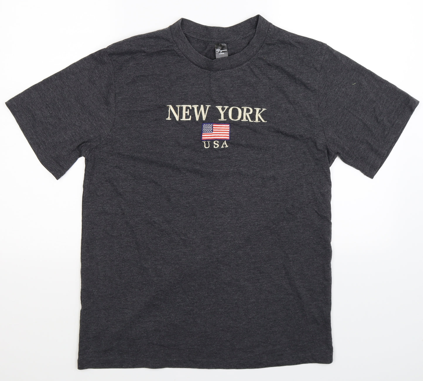 Preworn Mens Grey    T-Shirt Size L