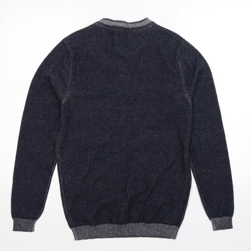 George Mens Blue  Knit Pullover Jumper Size S