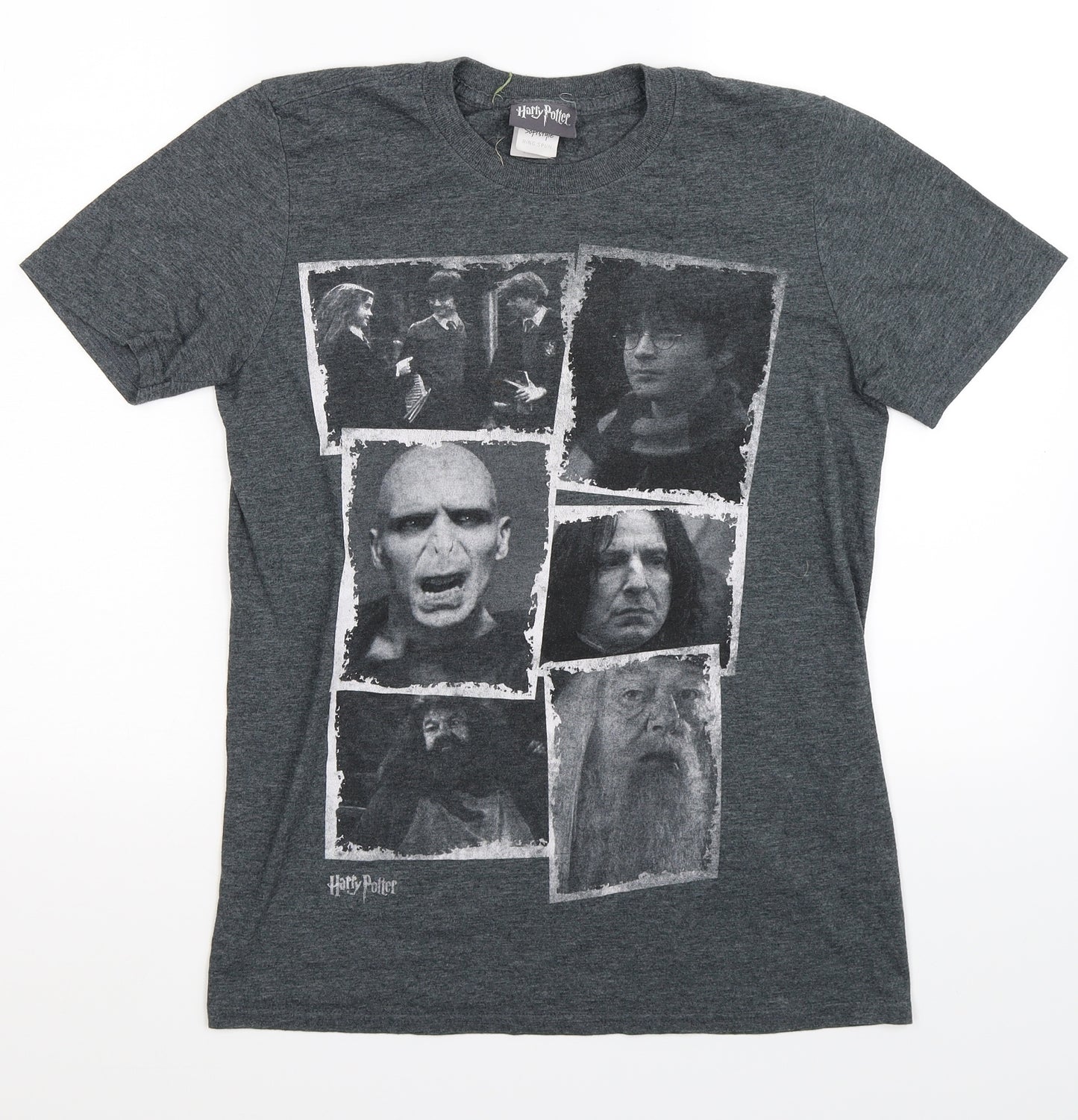Gildan Mens Grey    T-Shirt Size S  - Harry Potter