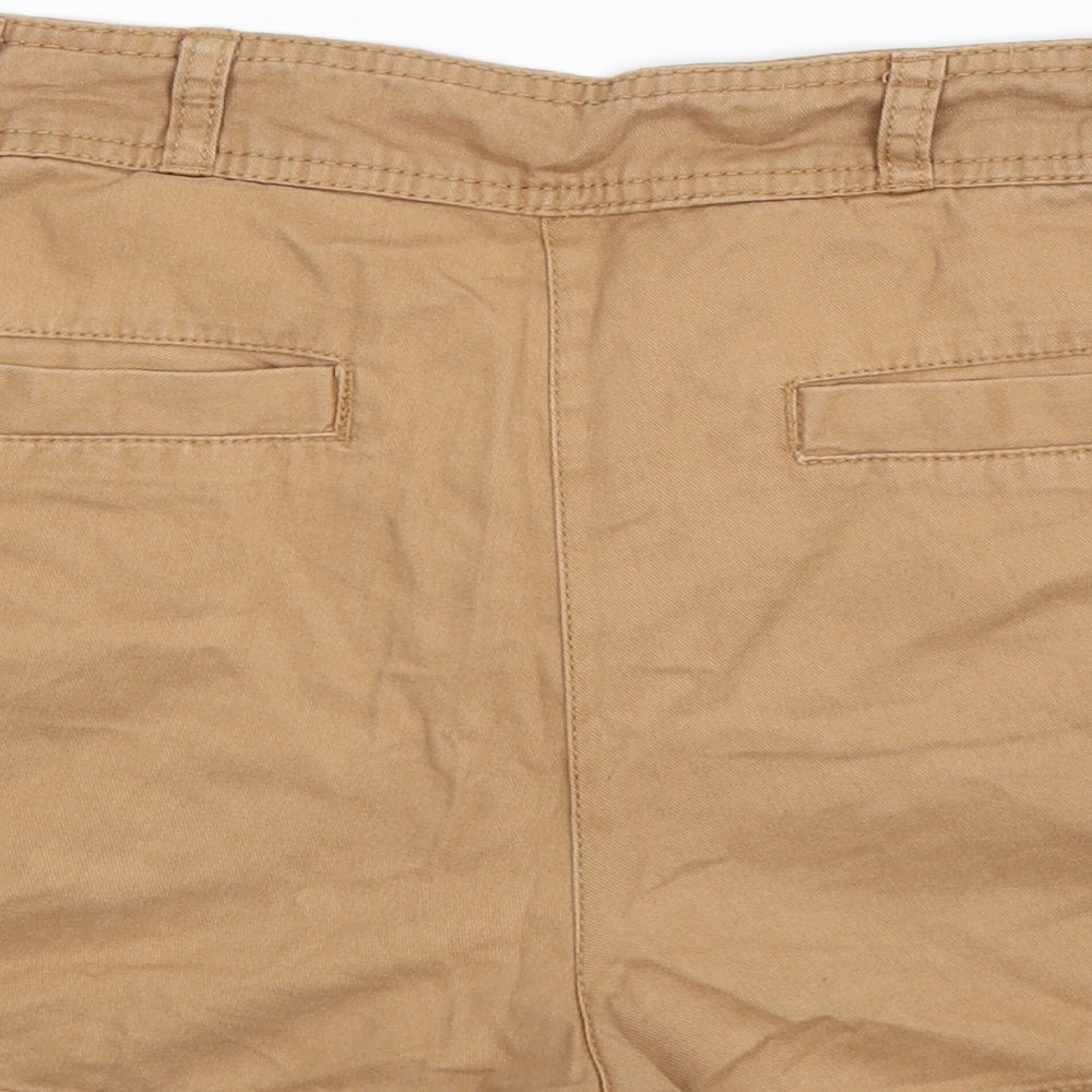 Preworn Womens Beige   Hot Pants Shorts Size 12