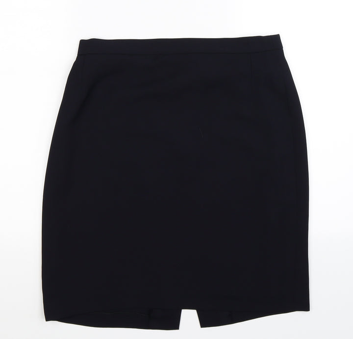 Preworn Womens Blue   Straight & Pencil Skirt Size 30 in