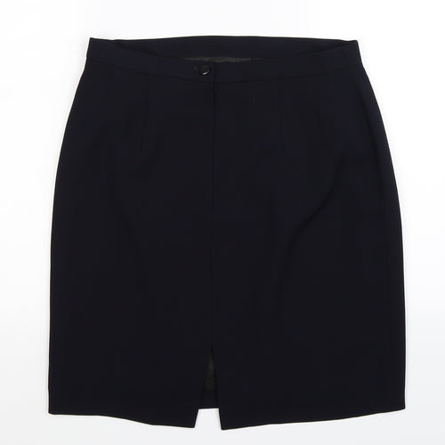 Preworn Womens Blue   Straight & Pencil Skirt Size 30 in